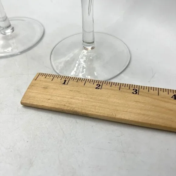 World Market Set of 2 Multicolor Gold Bulb Stem Moroccan Style 10.5” Wine Glasse - Picture 7 of 8